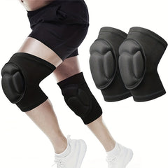 2pcs Anti Collision Sponge Knee Pads Soft Breathable Sports Volleyball Training