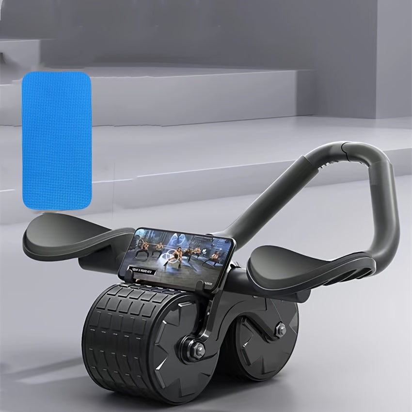 Automatic Rebound Abdominal Exercise Roller With Elbow Support