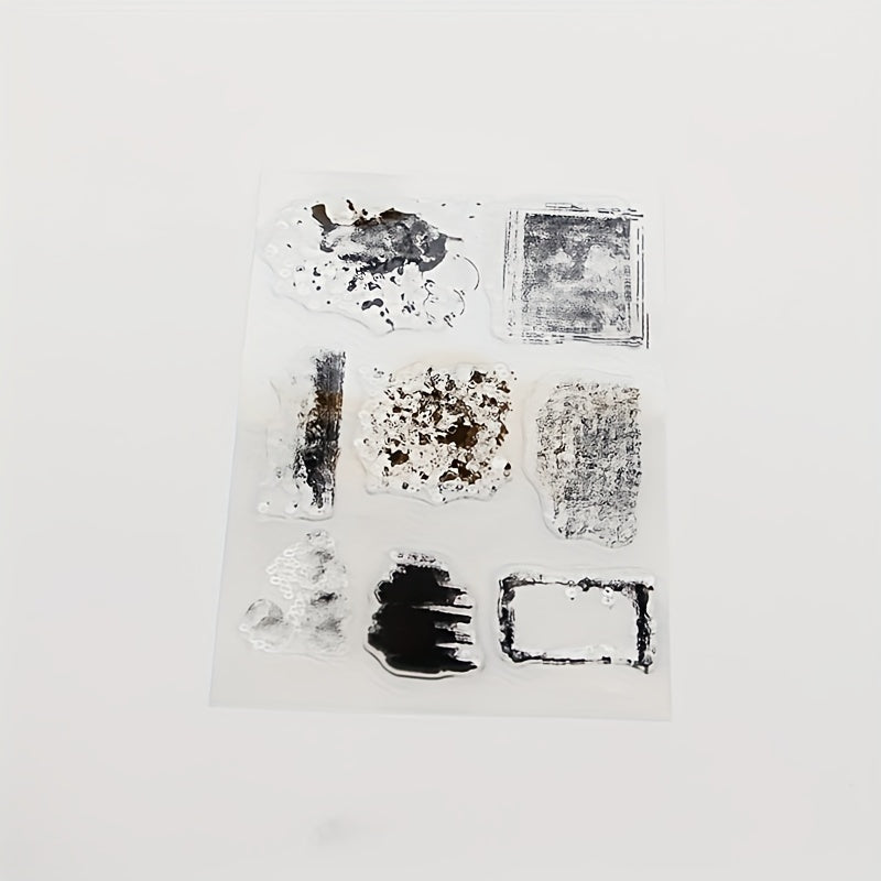 1pc Background DIY Scrapbooking Silicone Transparent Stamp