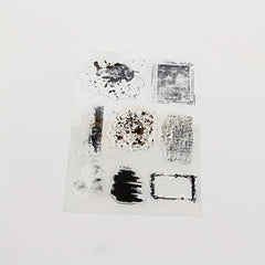 1pc Background DIY Scrapbooking Silicone Transparent Stamp
