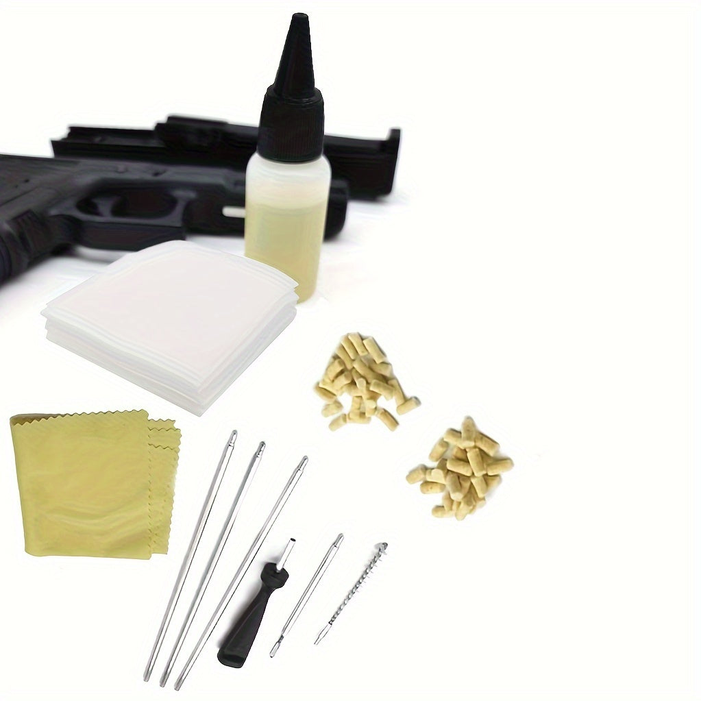 10pcs Cleaning Kit Heavy Duty Tools Rust-proof With Foldable Box