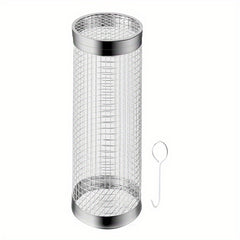 Stainless Steel BBQ Grill Basket for Veggies, Fries, Fish
