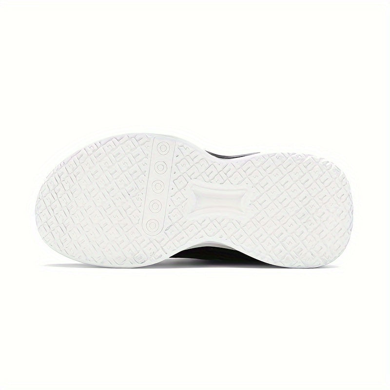 Boy's Basketball Shoes with Rotating Buckle Comfy Breathable Non Slip Sneakers
