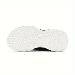 Boy's Basketball Shoes with Rotating Buckle Comfy Breathable Non Slip Sneakers