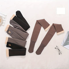Plush Thigh High Socks Warm Slim Over The Knee Women's Stockings