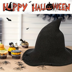 Women's Wide Brim Halloween Witch Hat