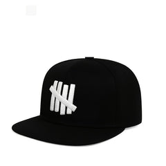 Unisex Sunshade Five Stripe Baseball Cap for Outdoor Sport