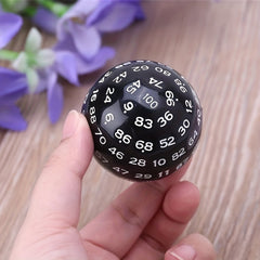 1pc 100 sided Numbers 1 100 Dice D100 Large Ball Game Dice Collectible Dice