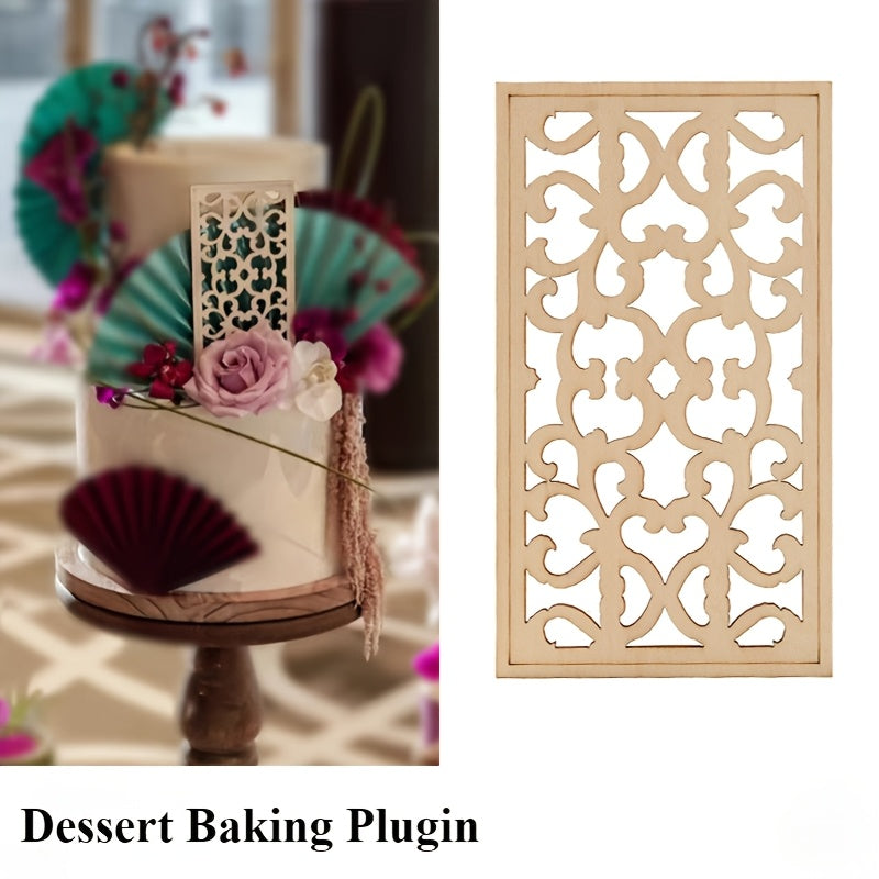 Set of 5 Wooden Screens for Room Separation and Decorative Use