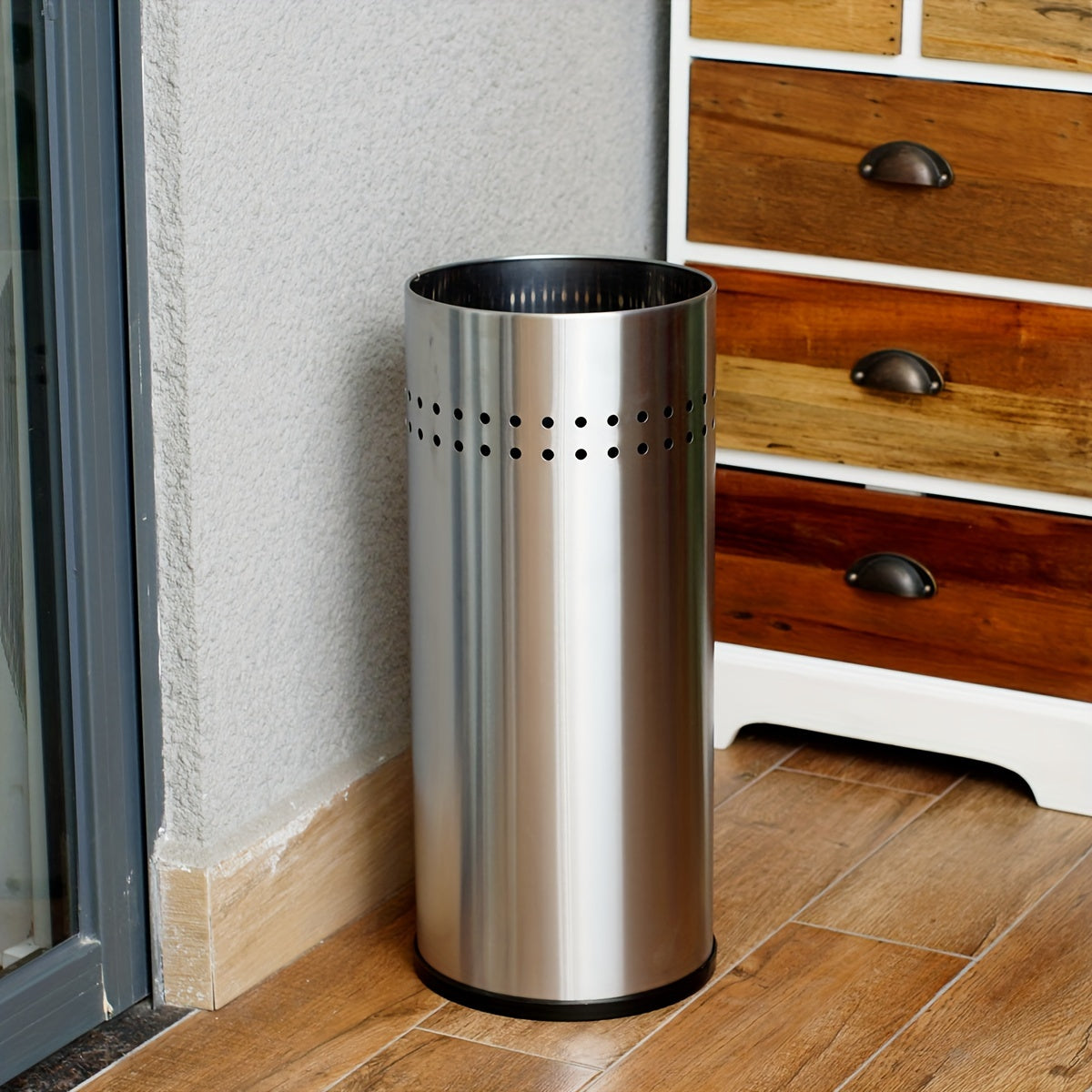 Metal Entrance Door Umbrella Storage Bucket Commercial Universal Umbrella Bucket