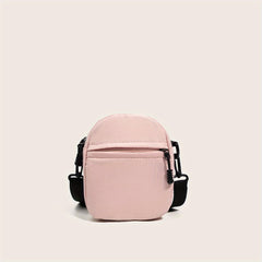 Kids Canvas Zipper Shoulder Bag Small Crossbody Bag