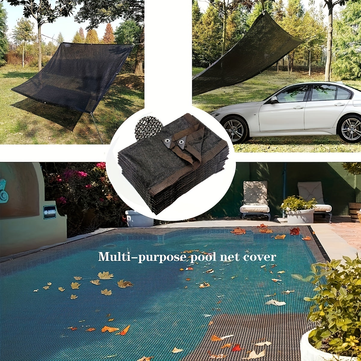 Leaf Net Pool Cover for All Weather Pools
