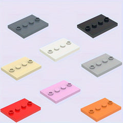 9pc Mixed Colors Building Block Set for DIY Architectural Scenes & Christmas