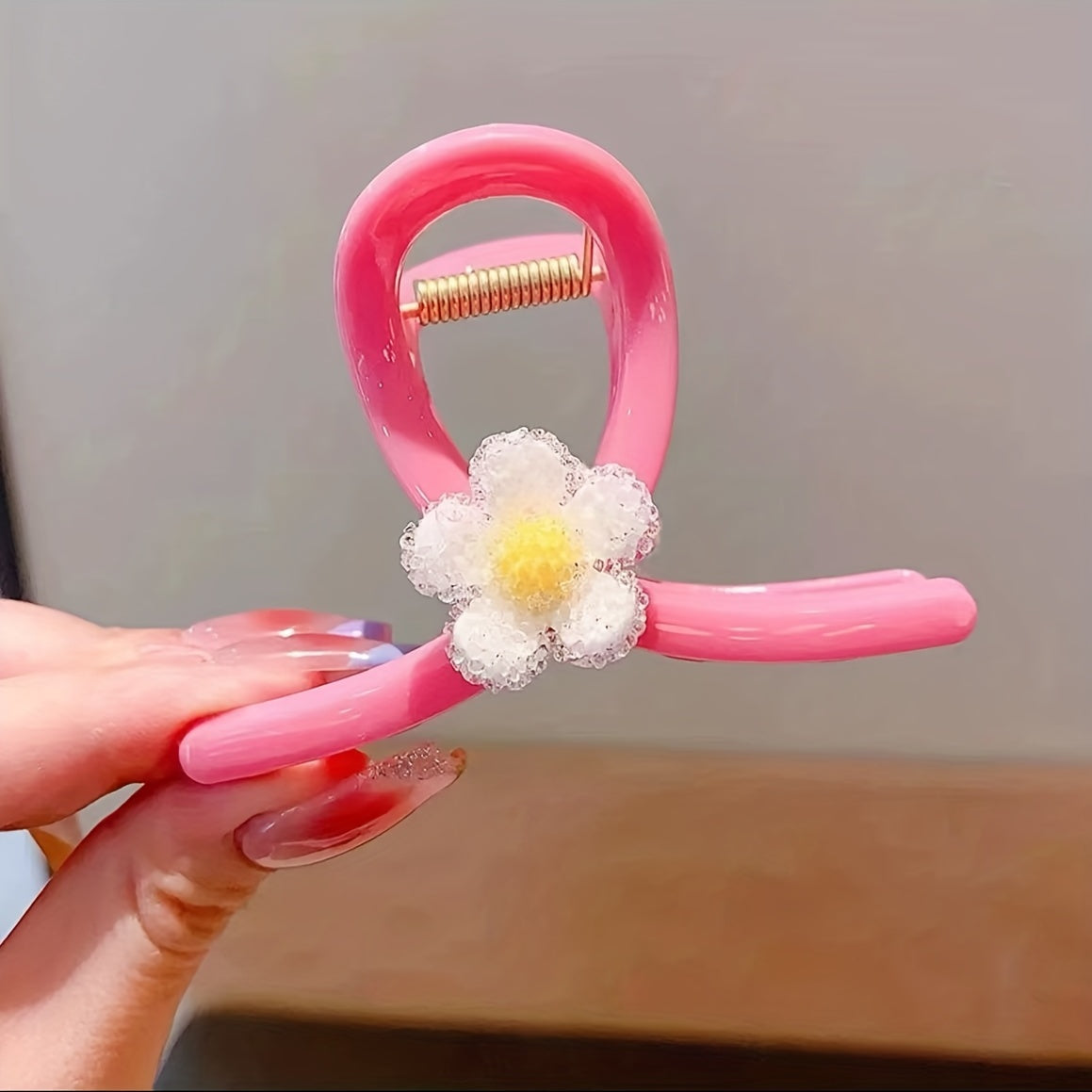 Plastic Strawberry Flowers Hair Clip Summer Hair Accessories Girls
