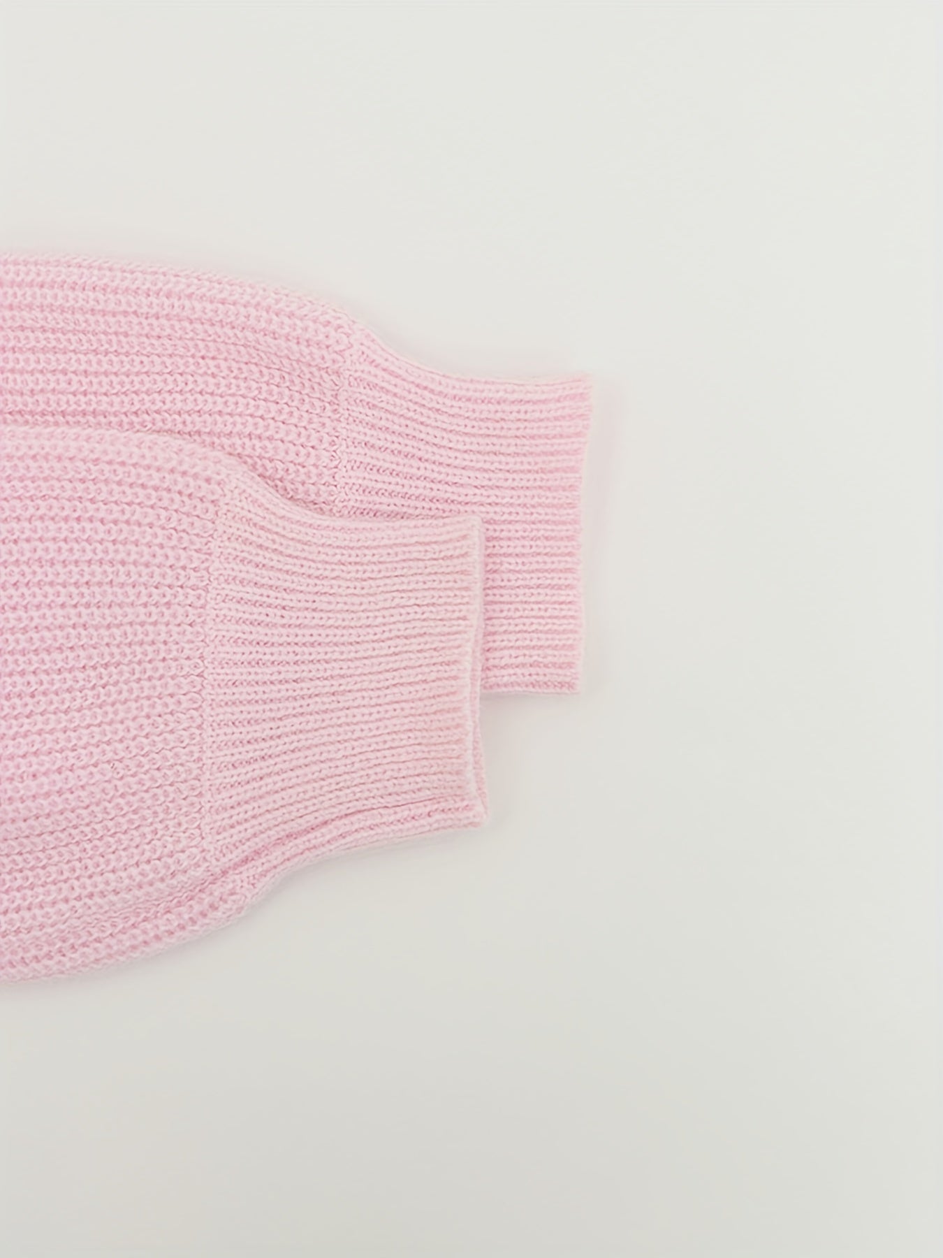 Solid Knit High Neck Zipper Sweater