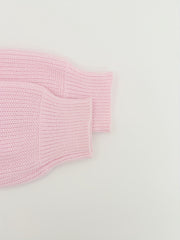 Solid Knit High Neck Zipper Sweater