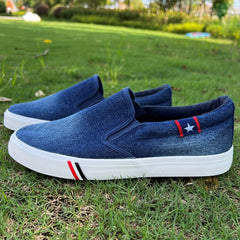 Men's Casual Denim Canvas Shoes for Summer and Autumn