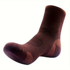 Men's Mid Crew Sport Socks - Cotton Blend - Breathable
