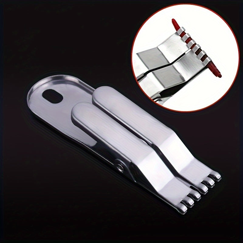 Stainless Steel Fishing Earthworm Bait Clip Outdoor Fishing Supplies