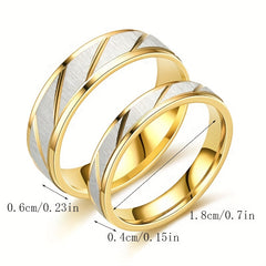 Diagonal Batch Flower Couple Ring