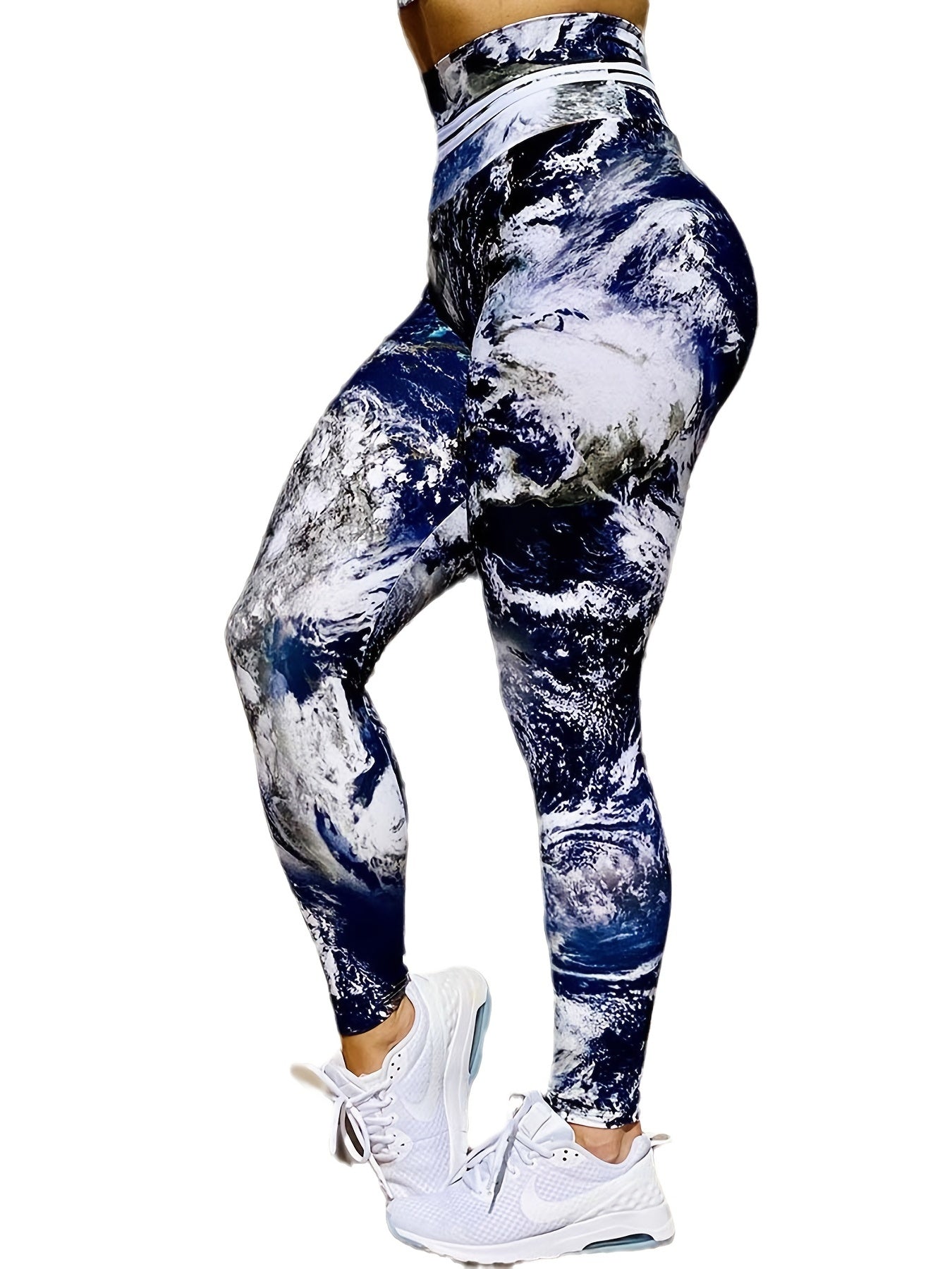 High Waist Sporty Yoga Pants Slim Fit Tummy Control Legging Women's Activewear