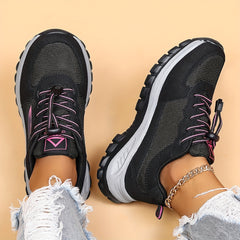 Thick Sole Sneakers Lightweight Mesh Running Shoes
