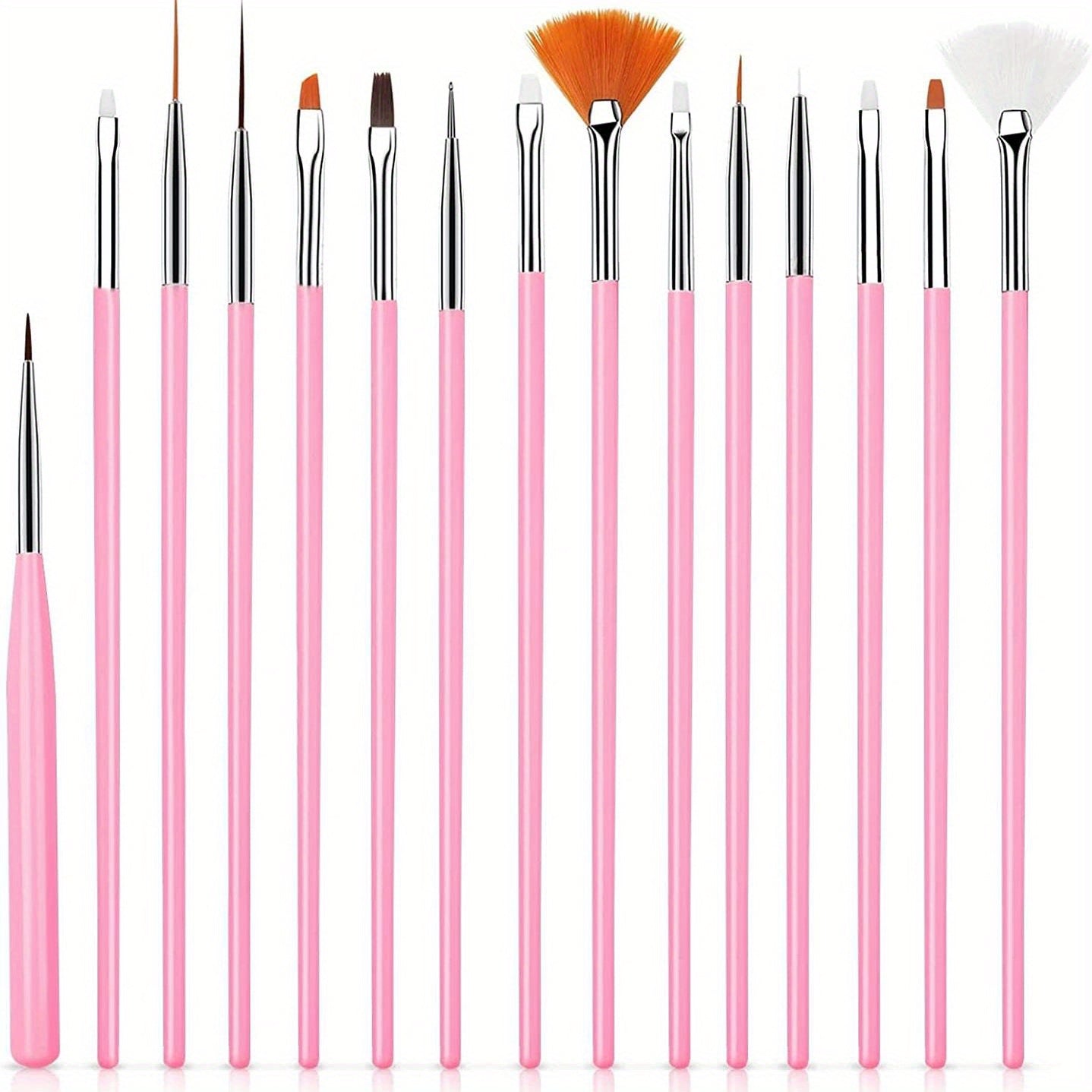 15pcs Nail Painting Brushes Nail Art Brushes Nail Art Tool