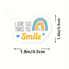 500 Open That Will Lead To Extreme Happiness Stickers Roll
