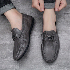 Men's Comfy Moc Toe Loafer Shoes Non Slip