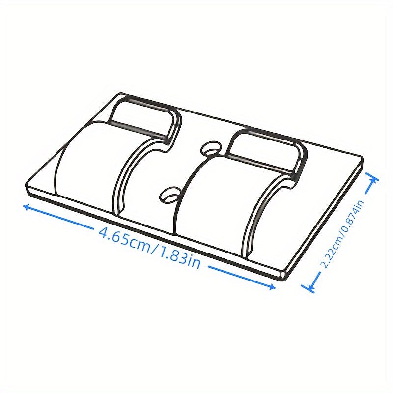 10pcs Xmas Lantern Hook Adhesive Double-sided Tape Cable Clamp