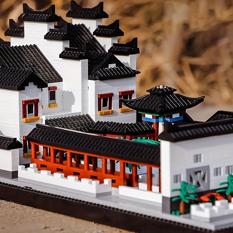 2600pc Suzhou Courtyard Building Block Set Holiday Gift