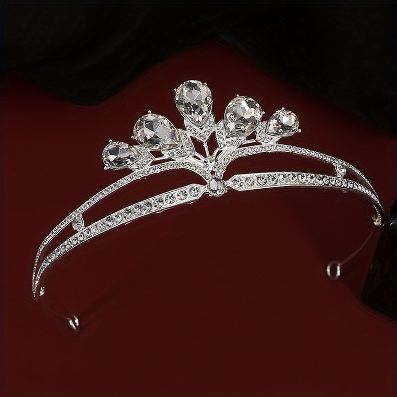Rhinestone Crown Head Jewelry for Women