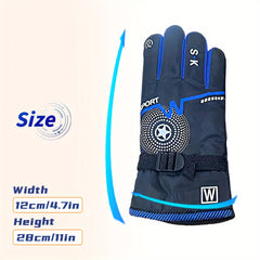 Winter Fleece Lined Waterproof Touch Screen Gloves