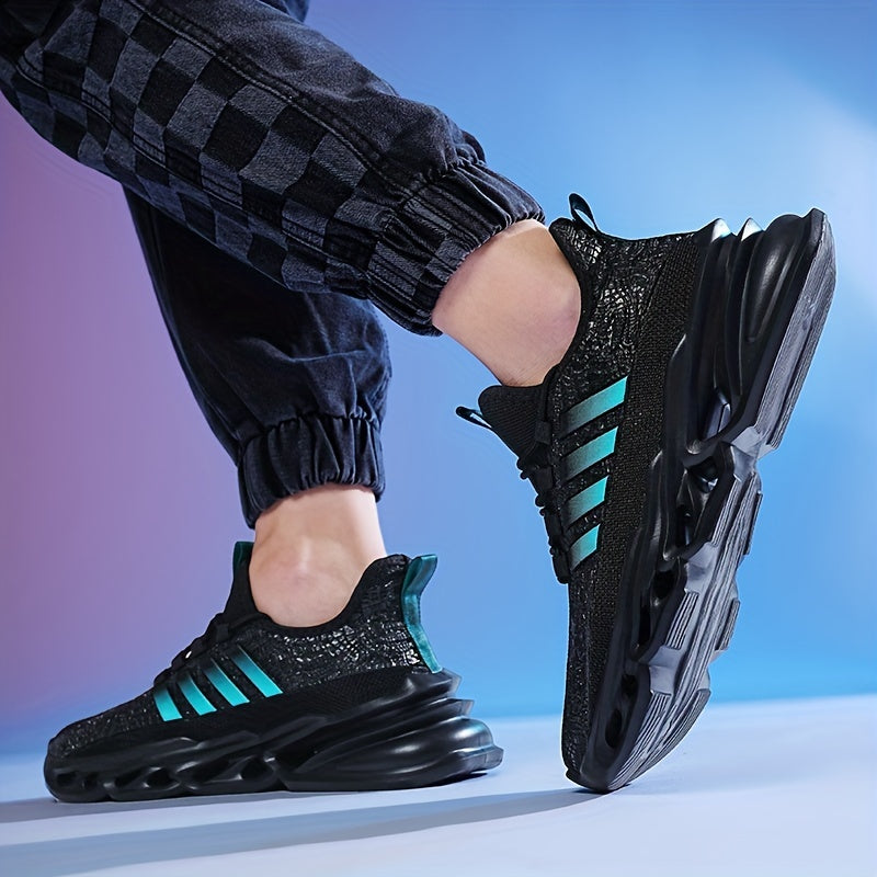 Men's Blade Sneakers Breathable Running Shoes For Gym