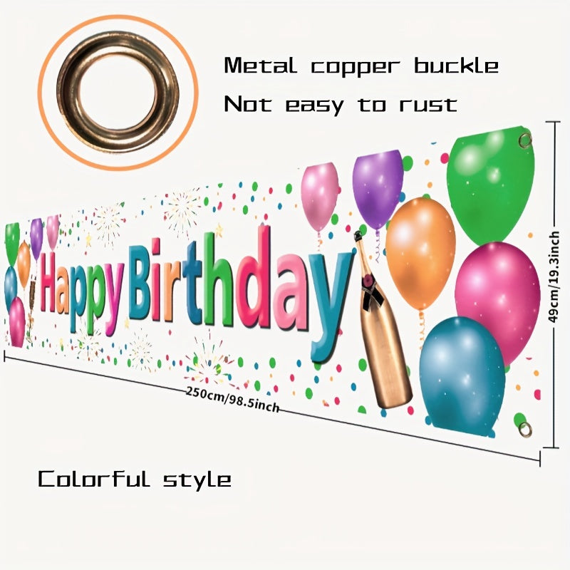 Happy Birthday Decoration Banner Party Flagging Background Banner