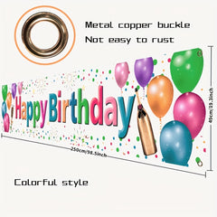 Happy Birthday Decoration Banner Party Flagging Background Banner