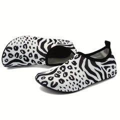 Leopard Print Quick Dry Beach Aqua Shoes for Women
