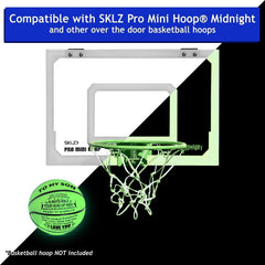Glow Mini Basketball Green w/ Pump for Outdoor Sports