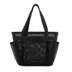 Mesh Shower Caddy Portable Shower Basket Quick Dry Hanging Shower Bag