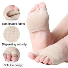 Metatarsal Sleeve Pads with Silica Gel Anti Slip Ball of Foot Cushions