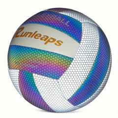 Size 5 Holographic Reflective Volleyball for Indoor & Outdoor Training