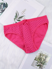 6 Pack Cotton Panties Assorted Colors Soft Bikini Briefs Women's Underwear