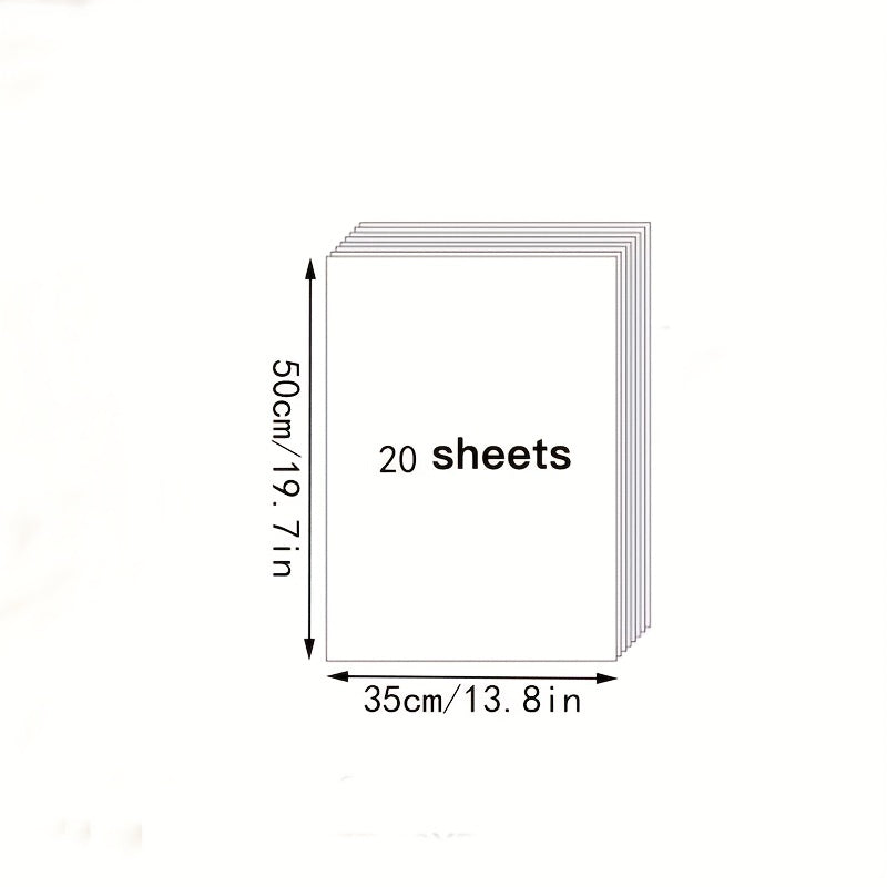 Gift Bags Tissue Paper Bulk Pack - 20 Sheets - 50.04 x 35.05 cm