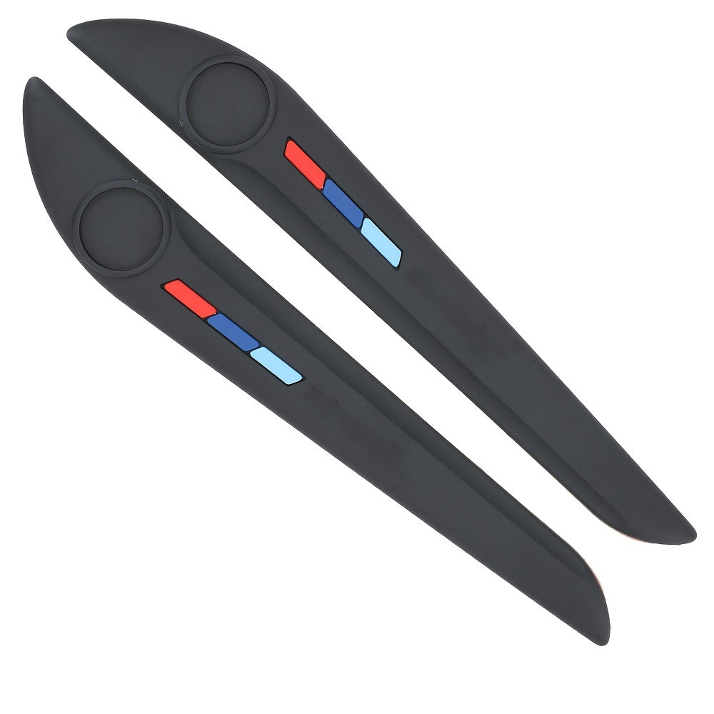 2pcs Car Door Edge Protector Rear View Mirror Anti Collision Stickers