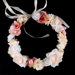 Flower Bridal Headband Hairband Tiara for Women Bride Wedding