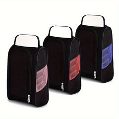Large Golf Shoe Bag Breathable Portable Zipper Outdoor Sports Shoes Storage Bag