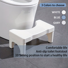Portable Squatting Poop Foot Stool for Adults - Non Slip Toilet Assistance Step