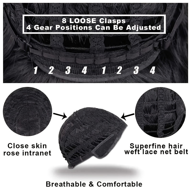 Women's Curly Shoulder Length Heat Resistant Wig