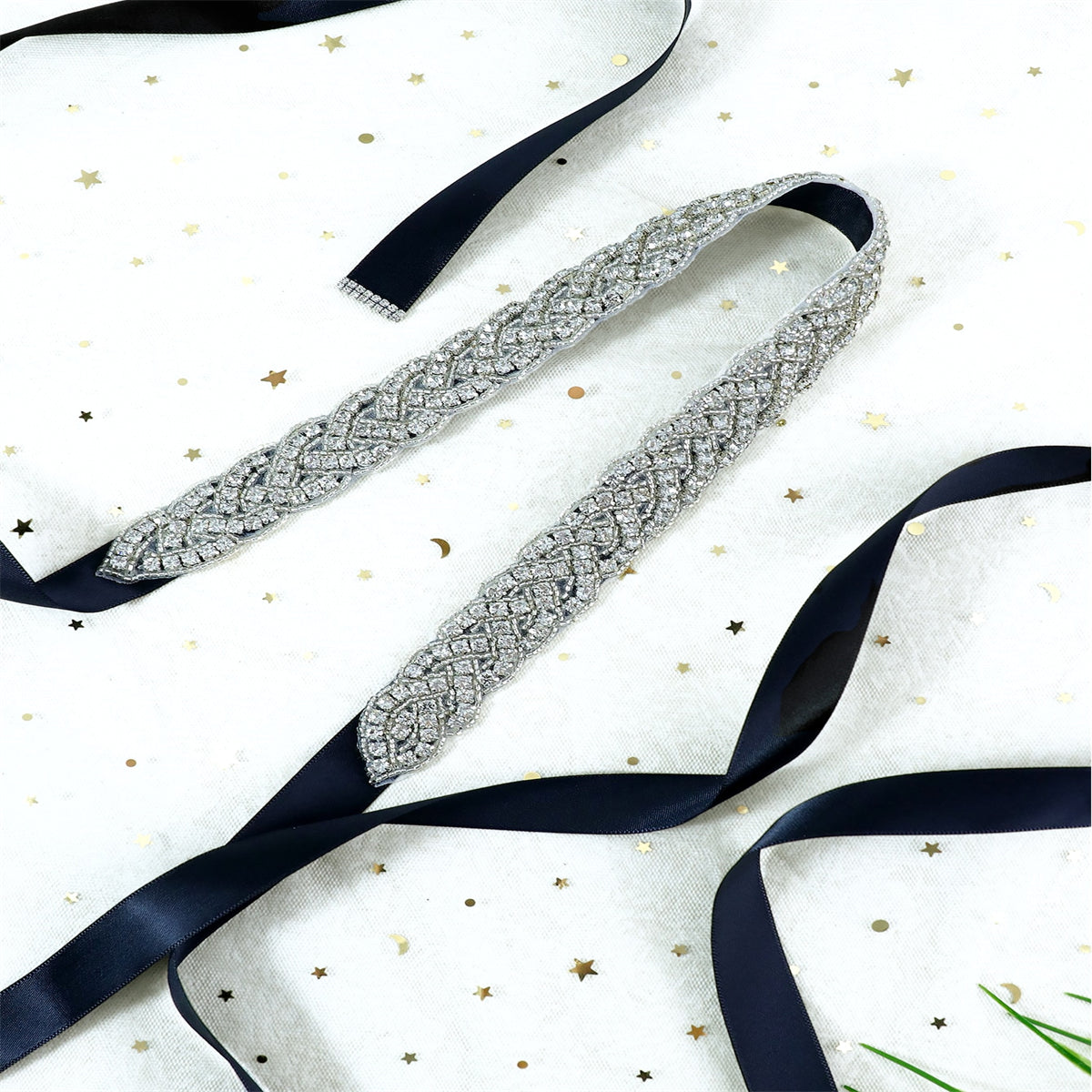 Bridal Rhinestone Waist Chain for Wedding Dress
