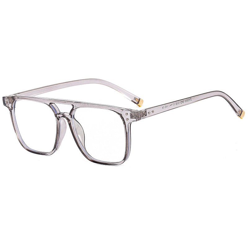 Men's Transparent Frame Flat Mirror